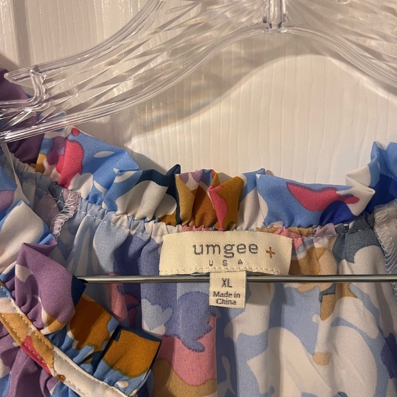 Umgee Multicolor Ruffle Blouse - Picture 3 of 4